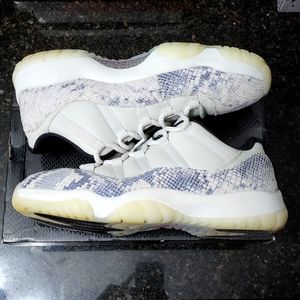 Air Jordan Retro 11 Low " Snake Light Bone" 2018